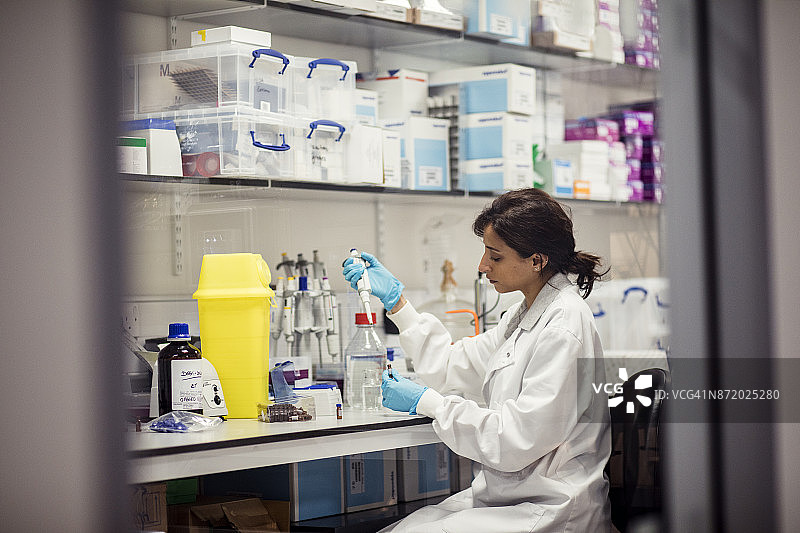 疾病认知实验室图片素材