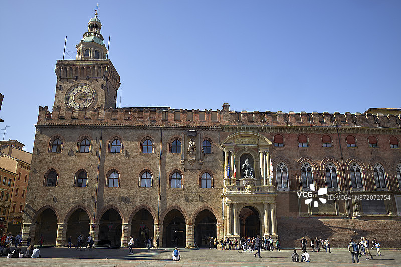 马乔雷广场上的阿库尔西奥宫图片素材