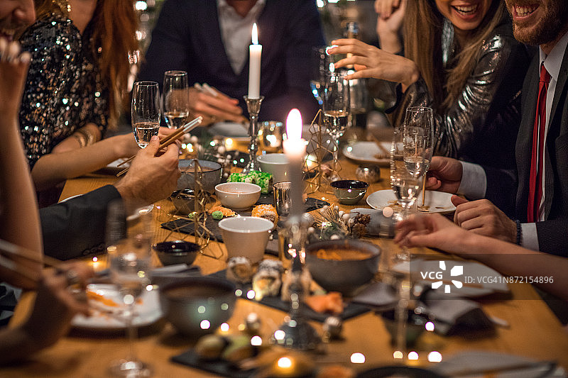 美食、好友、好时光图片素材