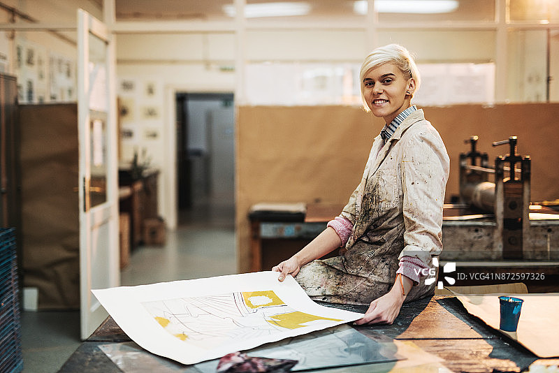 我热爱我所做的事——艺术就是我的生命图片素材