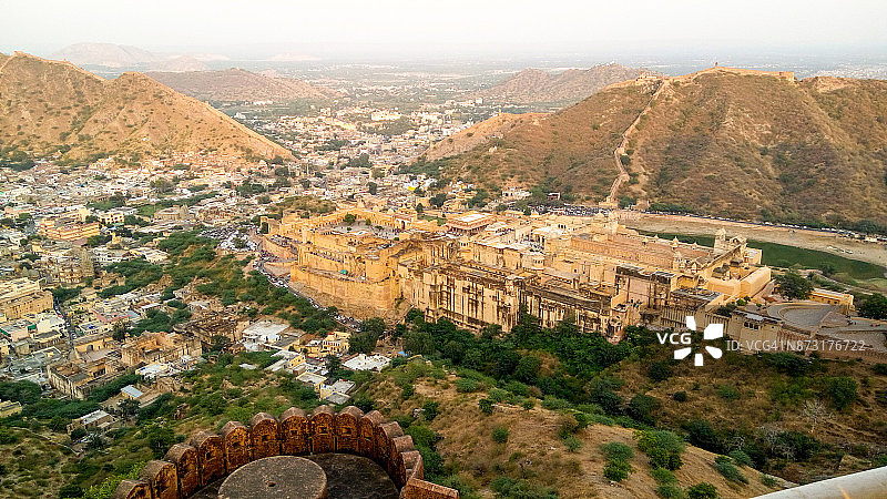 琥珀堡景色图片素材