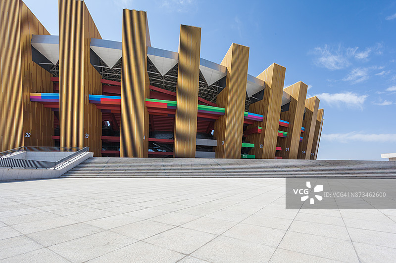 中国内蒙古鄂尔多斯体育中心图片素材