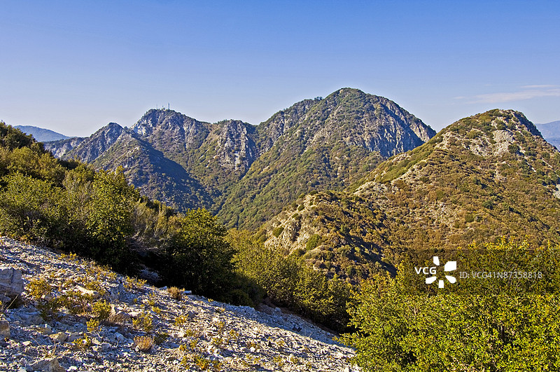洛威山的景观，圣盖博山脉，南加州，美国图片素材