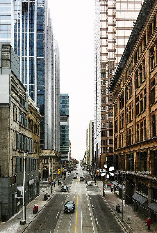 多伦多市中心央街附近街景图片素材