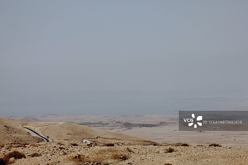 尼波山遥望巴勒斯坦的应许之地图片素材