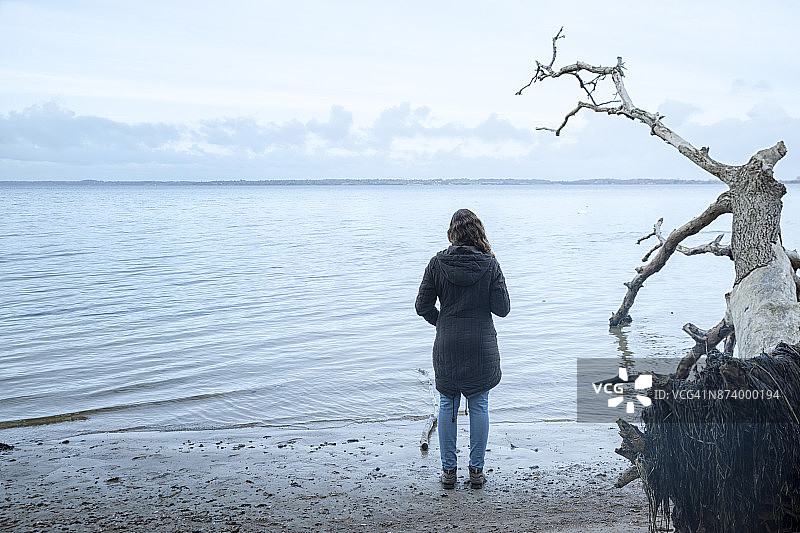 冬季的罗斯基勒峡湾图片素材