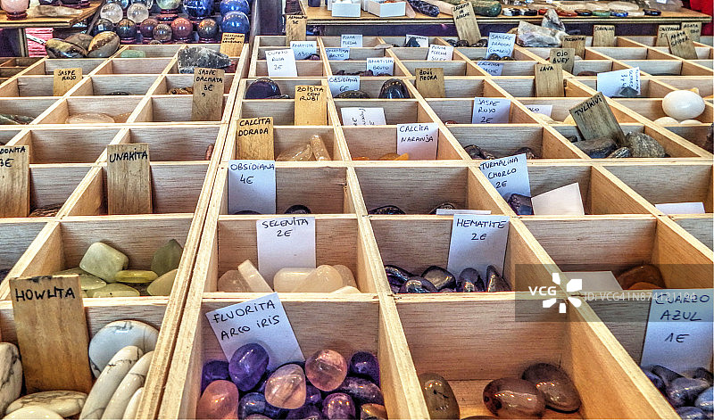 矿物收藏图片素材