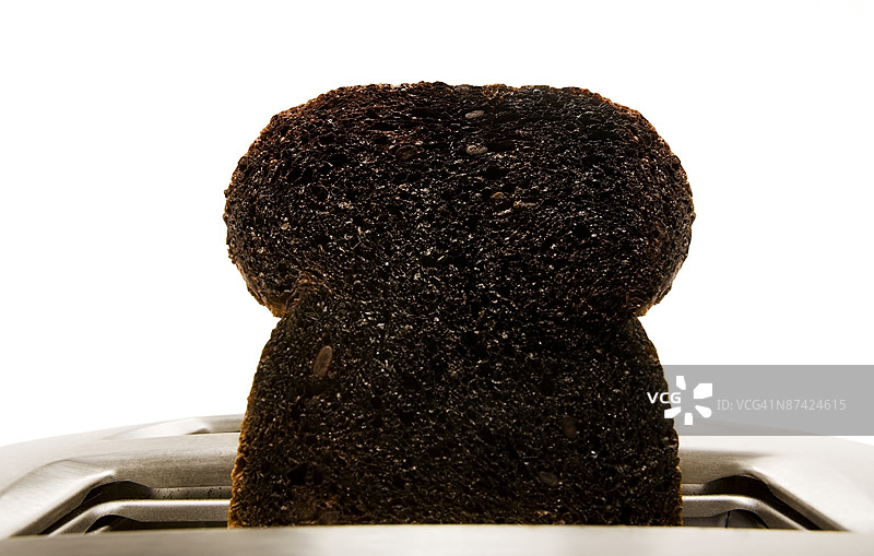 烤箱里的焦面包图片素材