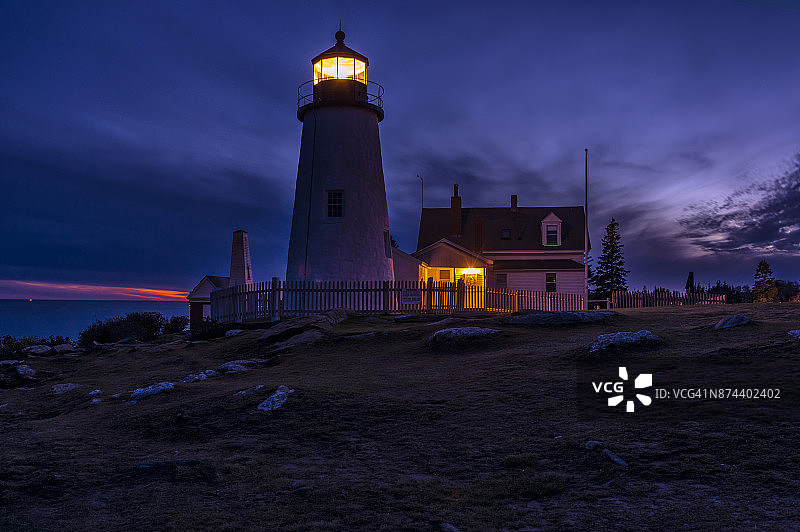 佩马吉德岬的暮色图片素材