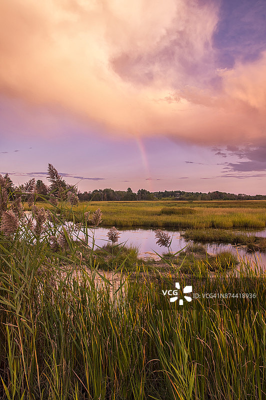 斯卡伯勒沼泽彩虹图片素材