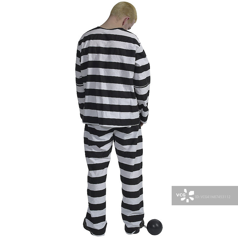 带着镣铐的囚犯图片素材