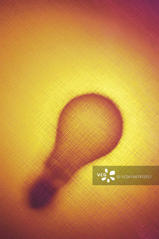 灯泡的轮廓图片素材