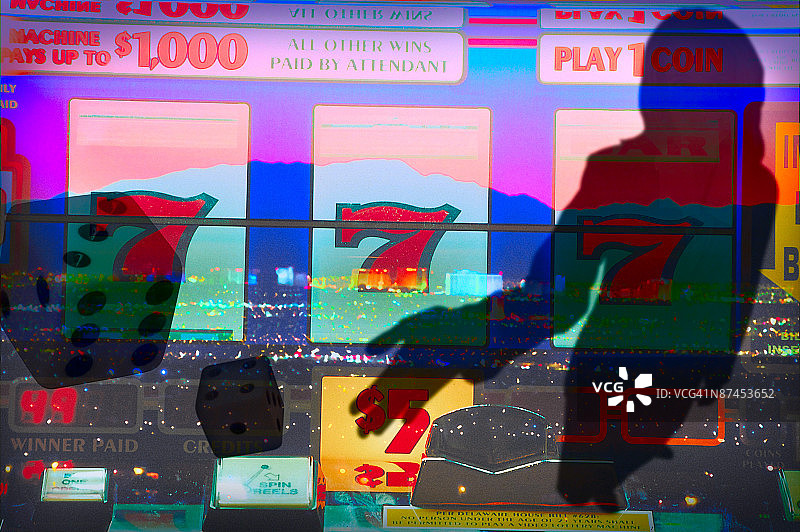 拉斯维加斯蒙太奇图片素材