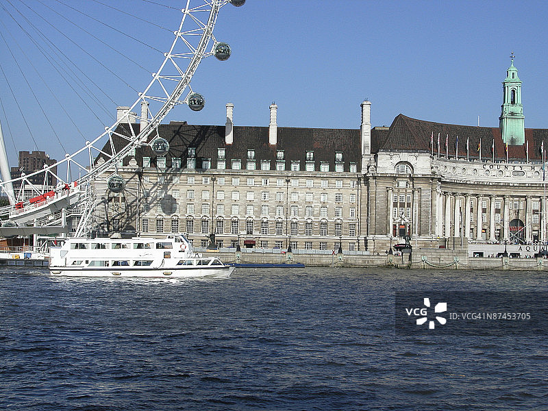 伦敦眼和水族馆图片素材