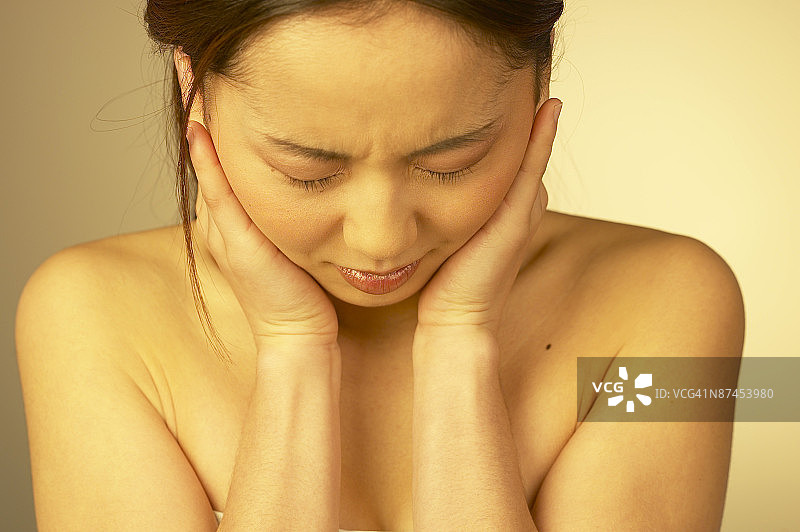 痛苦的女人图片素材