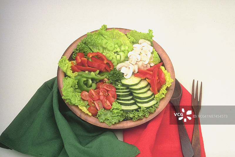 新鲜蔬菜拼盘图片素材