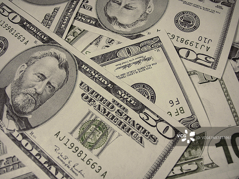 一堆钱币图片素材