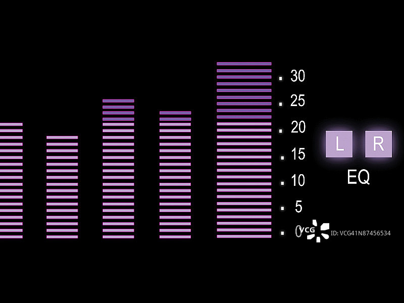 无线电均衡器显示图片素材