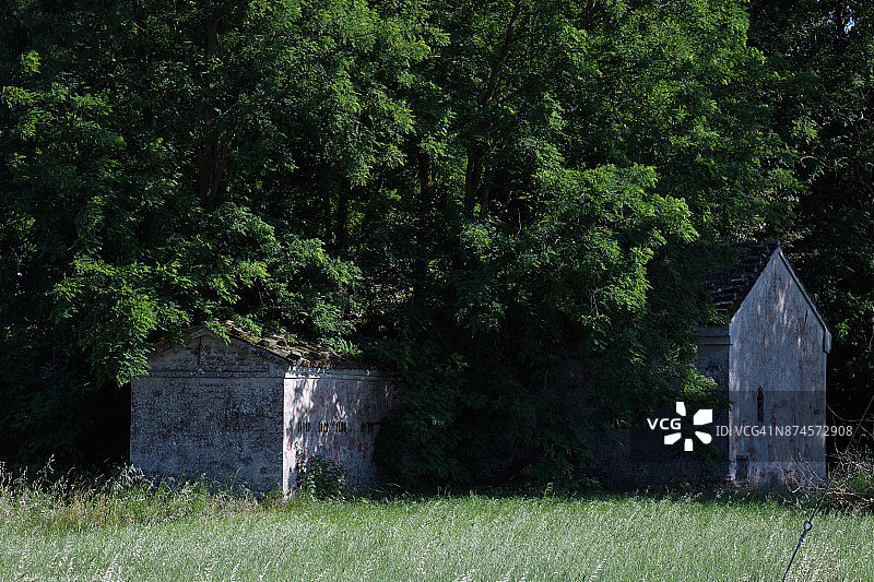 波莱西内地区的乡村建筑（波河三角洲附近）图片素材