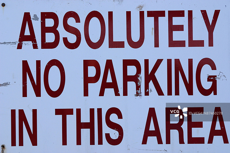 禁止停车标志图片素材