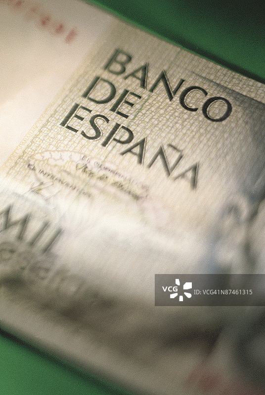 西班牙货币图片素材