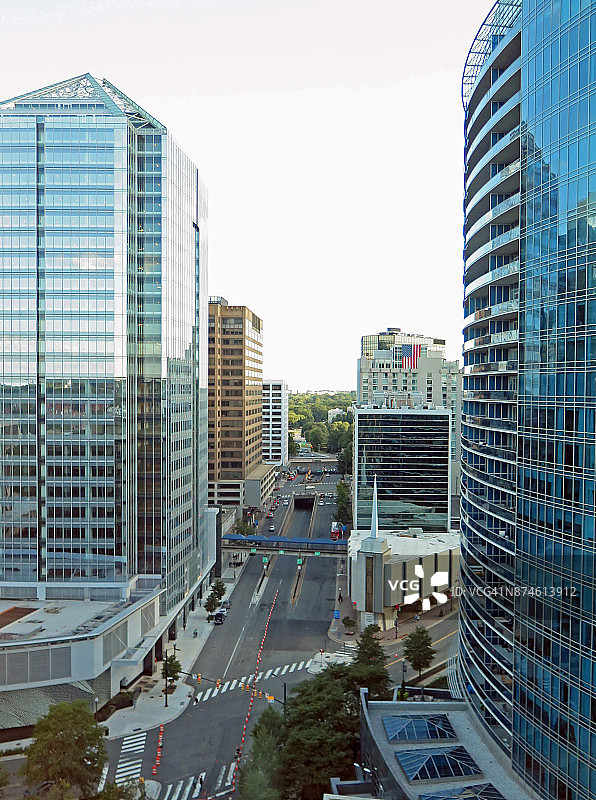 美国弗吉尼亚州阿灵顿县罗斯林市区图片素材