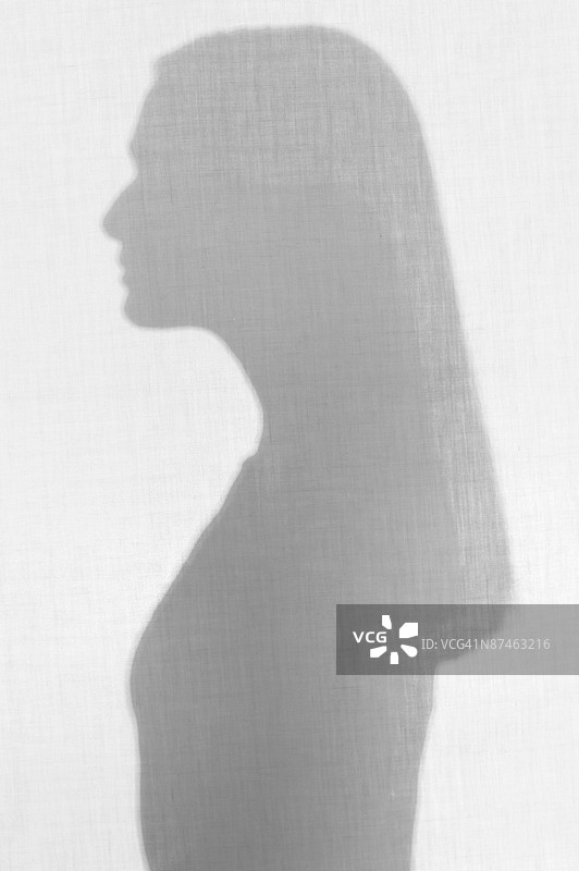 女人轮廓图片素材