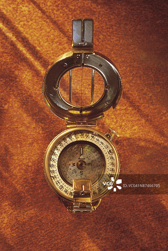 老式指南针图片素材