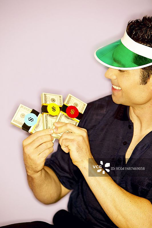 赌场荷官肖像图片素材