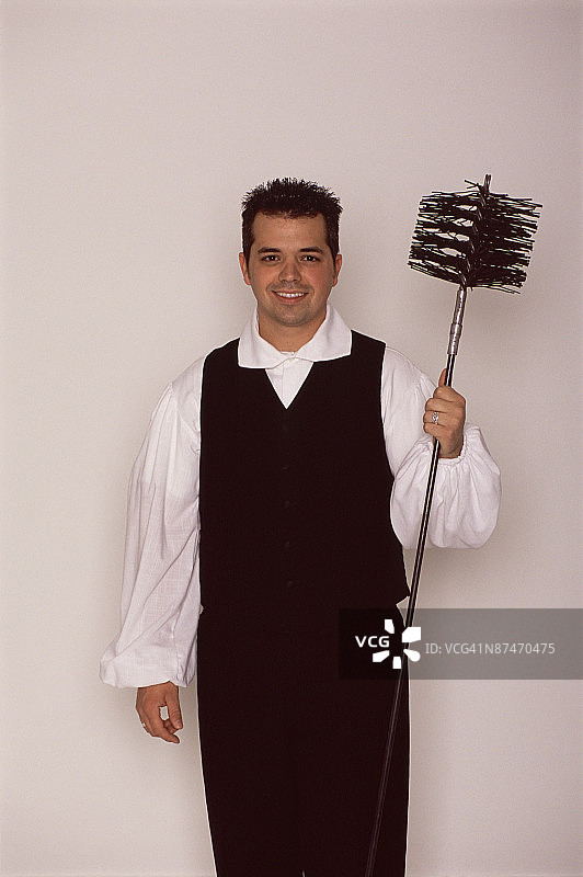 烟囱清扫工图片素材