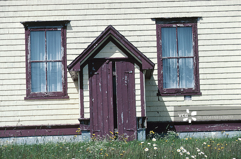 棚屋入口图片素材