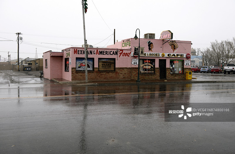 美国亚利桑那州霍尔布鲁克玫瑰色餐厅图片素材