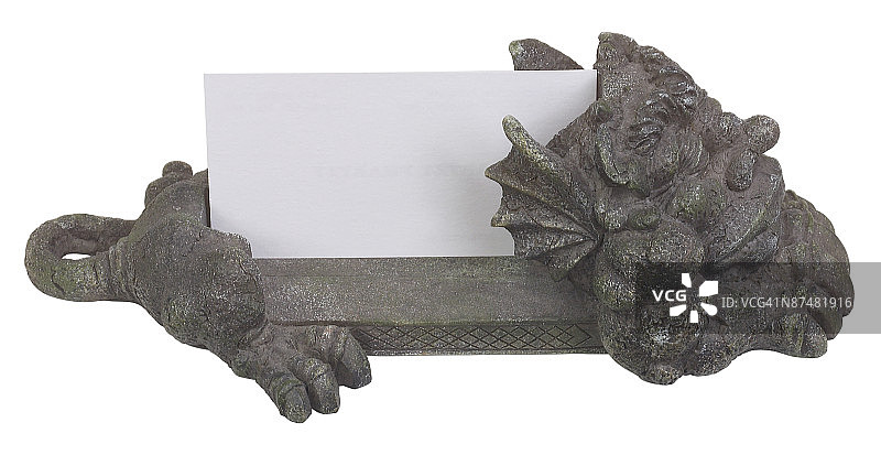 白色背景上的干树叶特写镜头图片素材