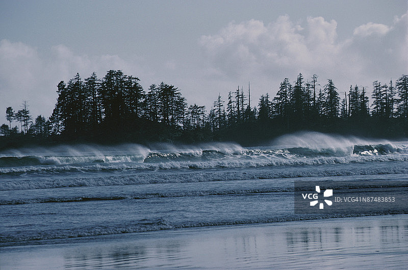 加拿大不列颠哥伦比亚省长滩图片素材