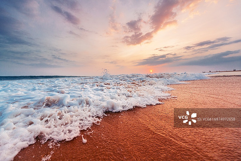 印度洋的日落图片素材