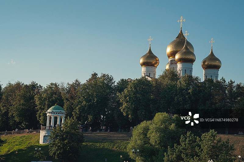 雅罗斯拉夫尔圣母升天主教座堂，俄罗斯图片素材
