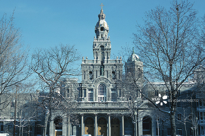 加拿大魁北克宫殿外观图片素材