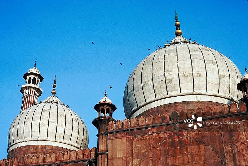 印度德里贾玛清真寺图片素材