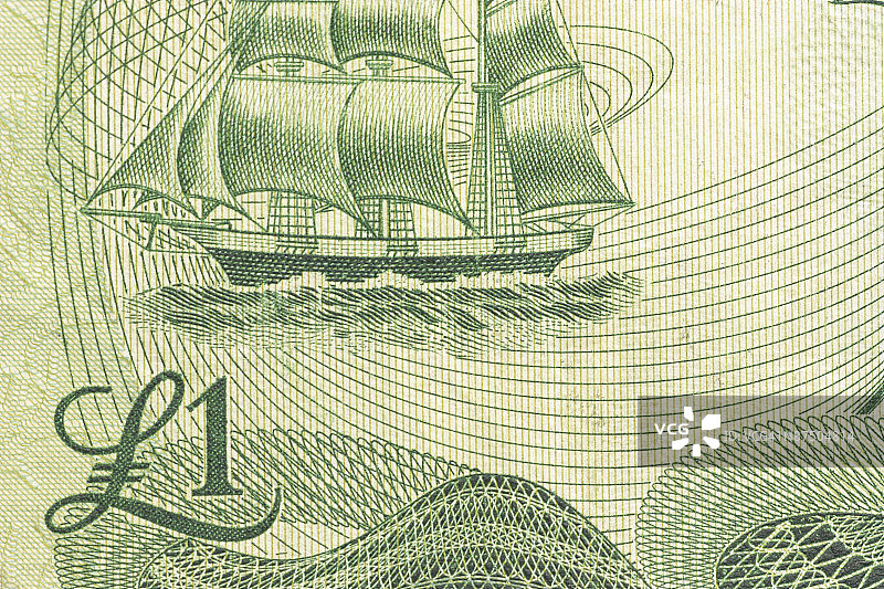 英镑特写图片素材