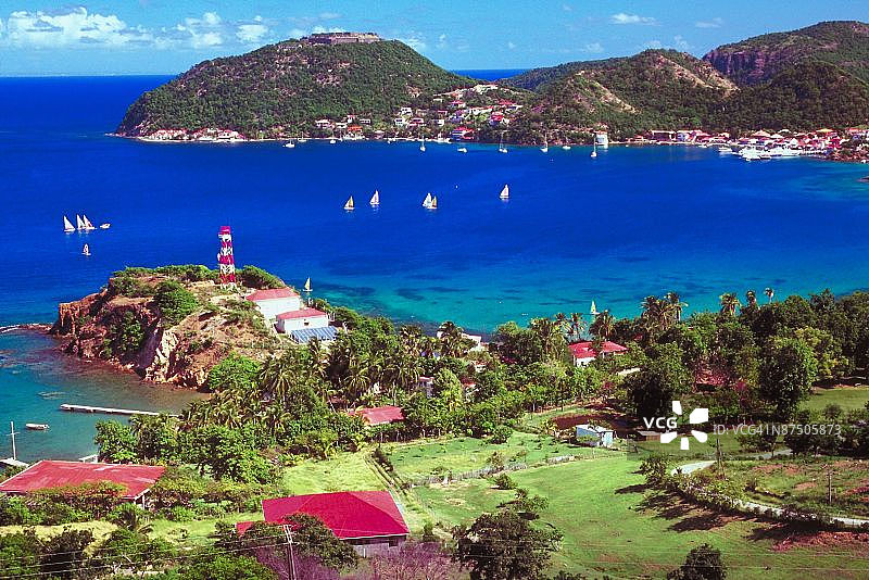 瓜德罗普特雷德奥岛图片素材