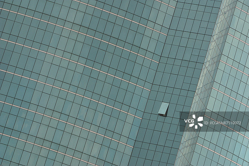 倾斜的摩天大楼图片素材