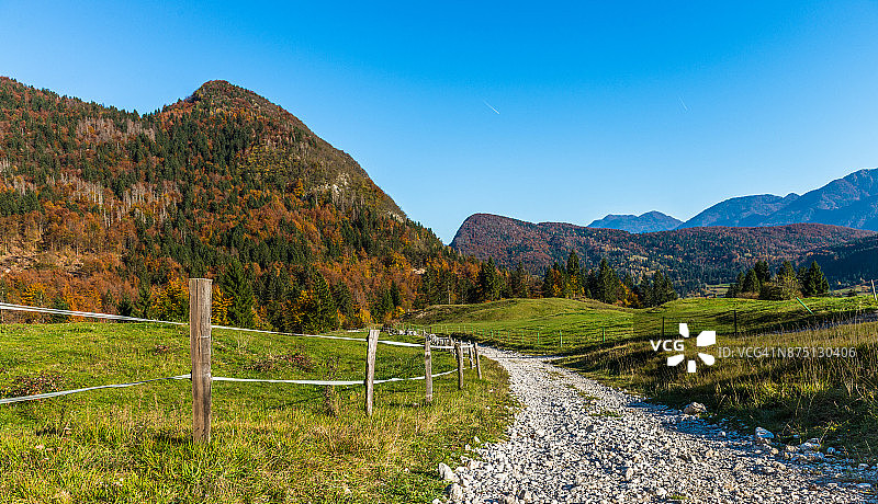 乡村徒步铁路图片素材