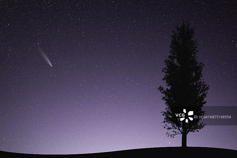 神秘的夜空图片素材