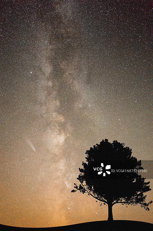 神秘的夜空图片素材