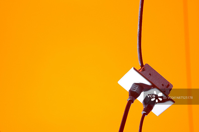 悬挂的插座图片素材