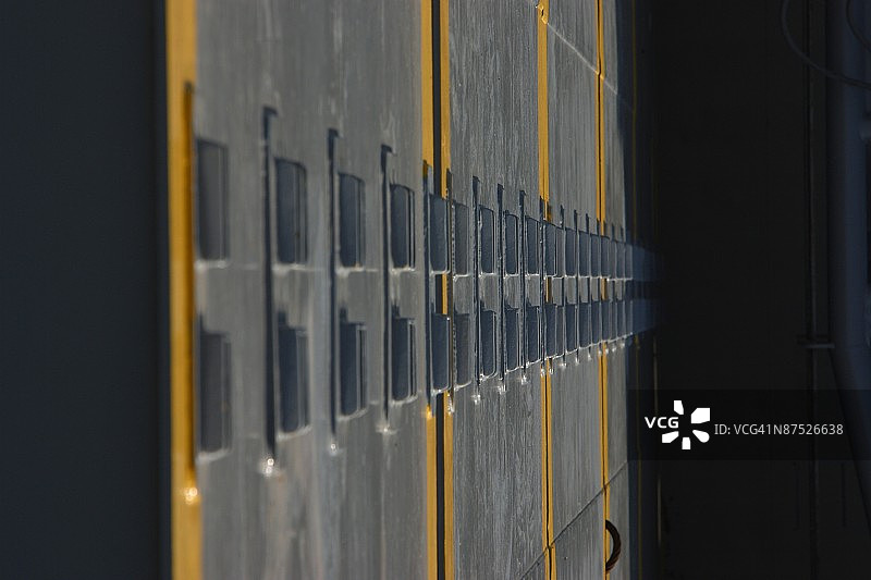 公共储物柜行图片素材