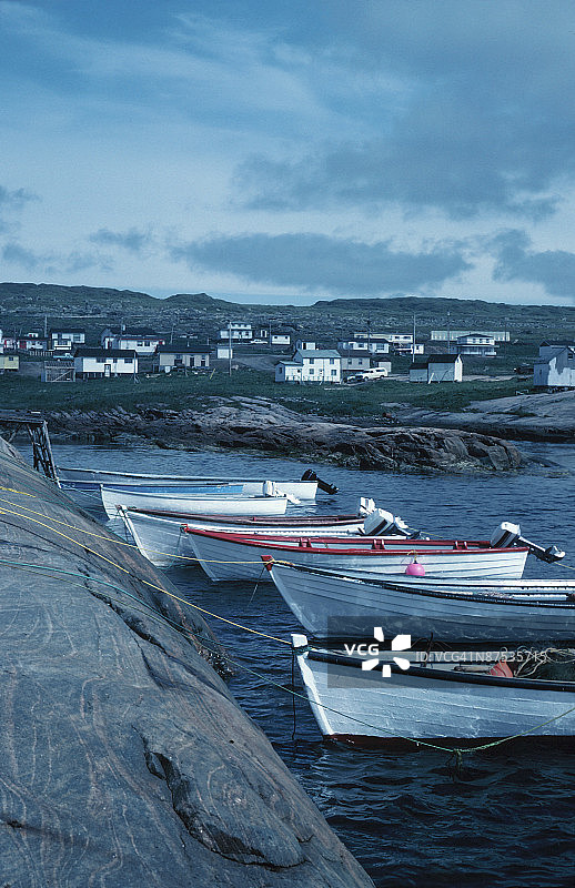 系泊的救生艇图片素材