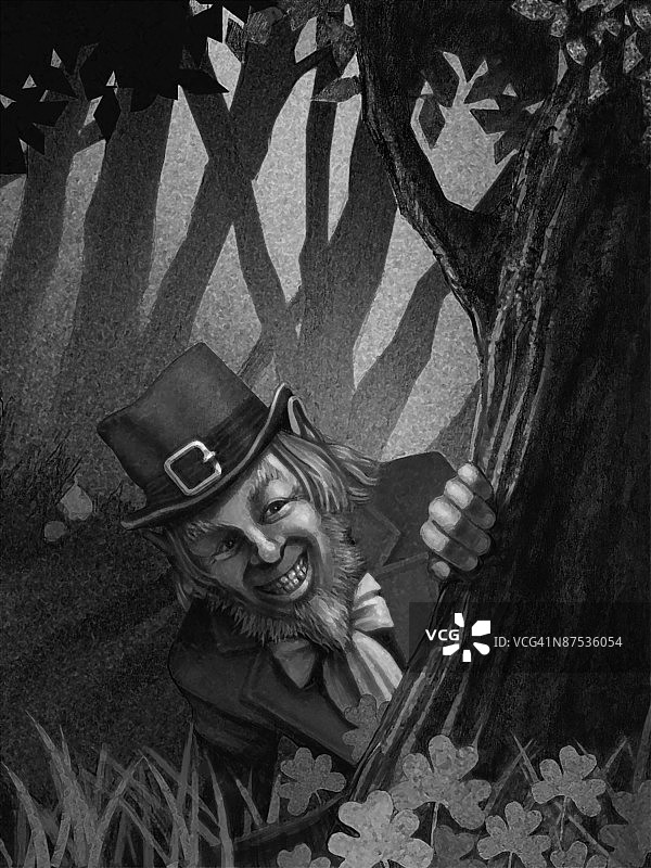 站在树干旁的女人肖像图片素材