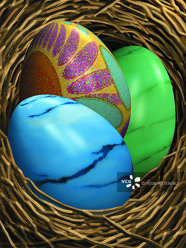 里的复活节彩蛋图片素材