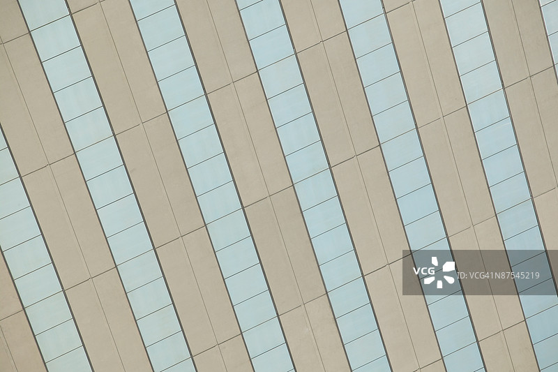建筑物的玻璃外立面图片素材